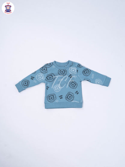 Teal Blue Lion -  Boys Night Wear