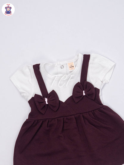 White & Dark Purple - Jumpsuits