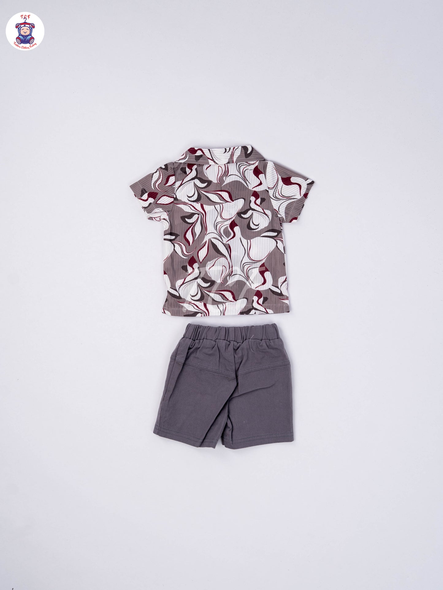 White & Grey - Shirts & Shorts