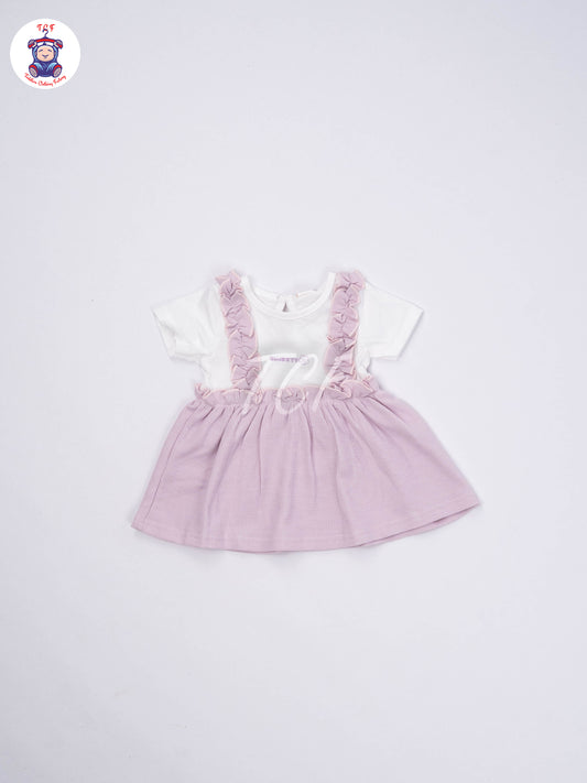 White & Light Lavendar - Jumpsuits