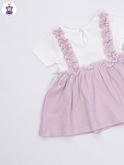 White & Light Lavendar - Jumpsuits