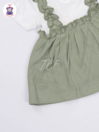 White & Lite Green - Jumpsuits