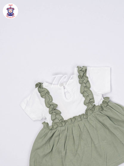 White & Lite Green - Jumpsuits