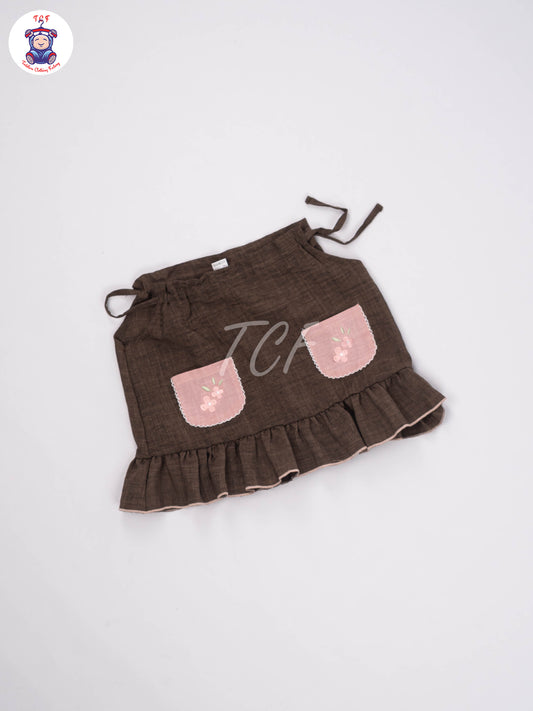 Dark Brown - Cotton Frocks