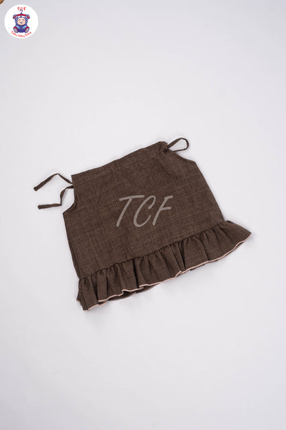 Dark Brown - Cotton Frocks