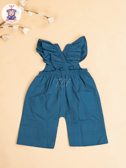 Teal Blue - Girls Readymade Co-ords Sets