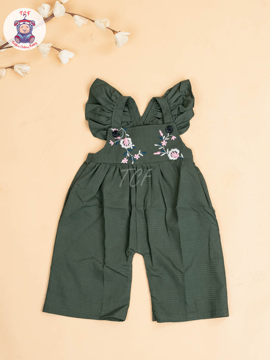 Dark Green - Girls Readymade Co-ords Sets