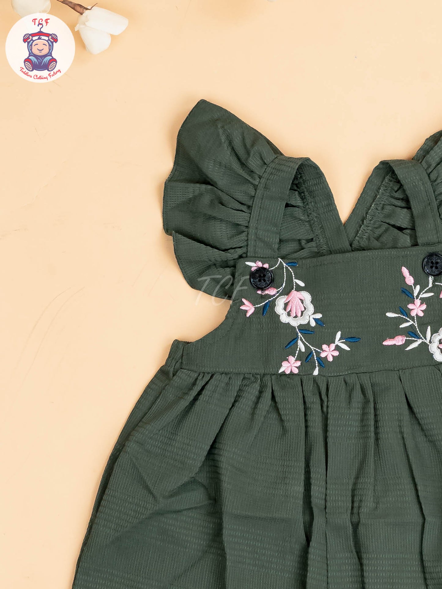 Dark Green - Girls Readymade Co-ords Sets