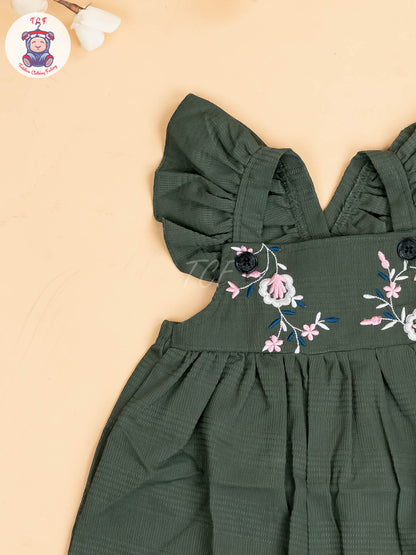 Dark Green - Girls Readymade Co-ords Sets