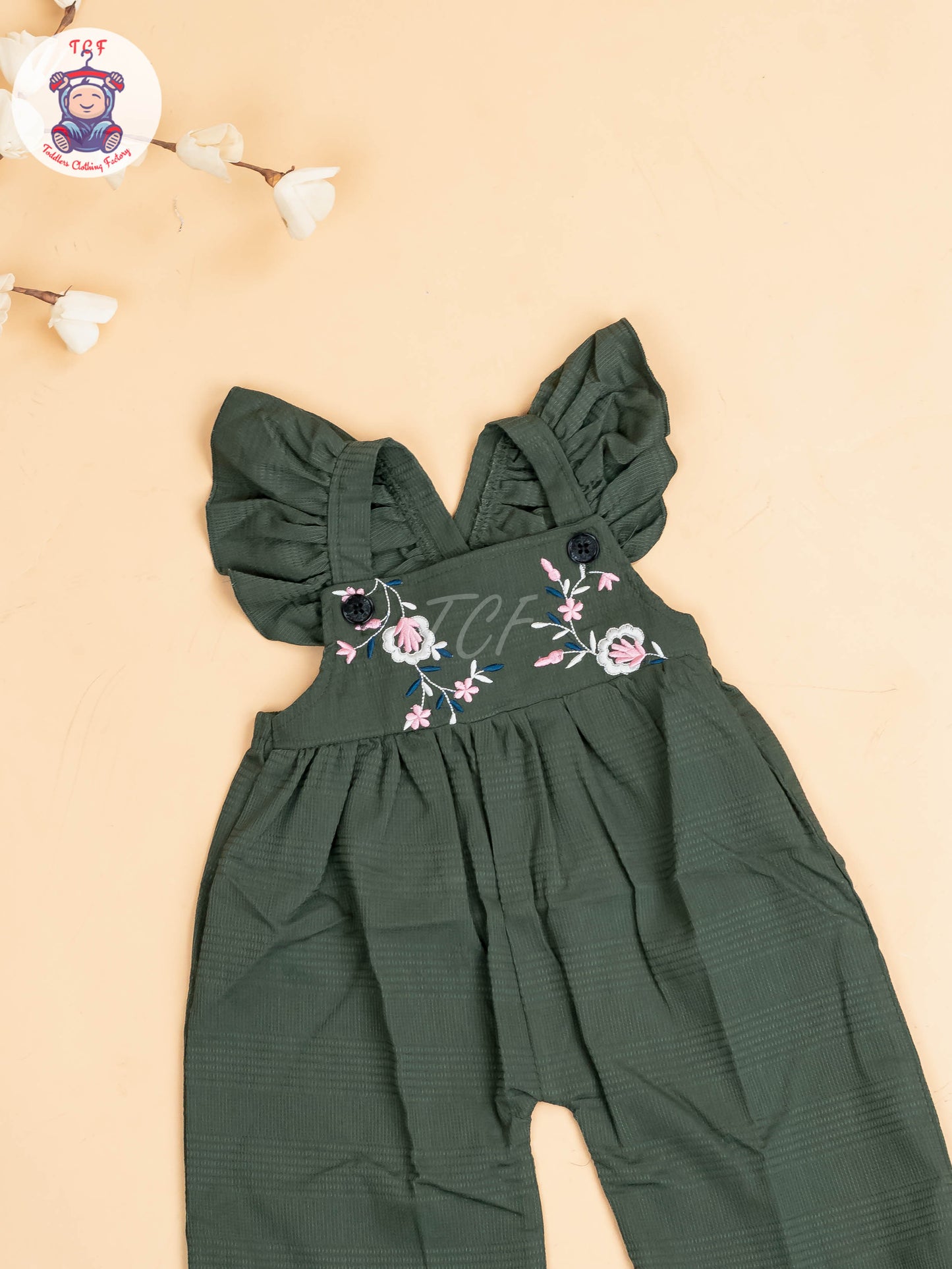 Dark Green - Girls Readymade Co-ords Sets