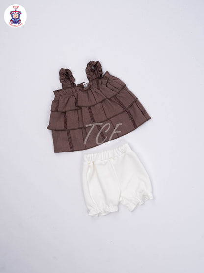 Brown & White - Co-ords Sets