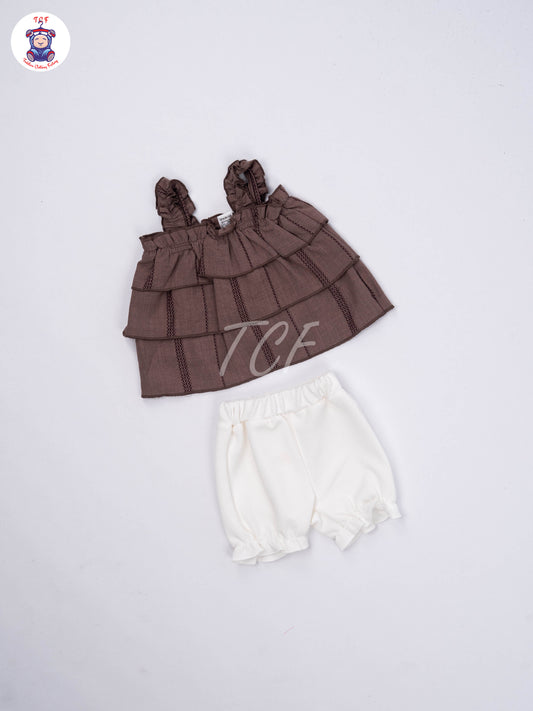 Brown & White - Co-ords Sets