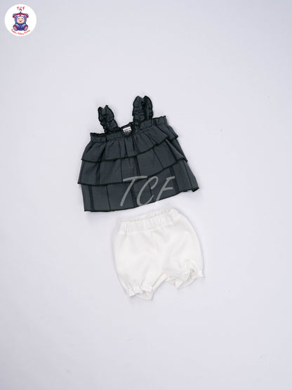Dark Green & White - Co-ords