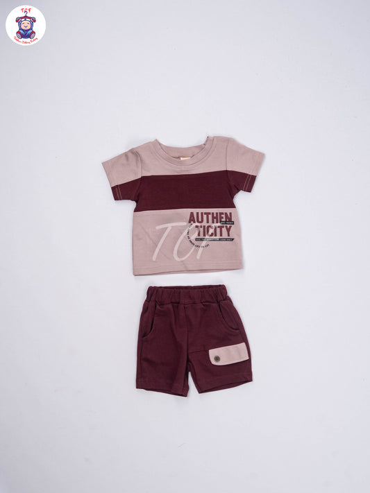 Maroon - T-Shirts & Shorts