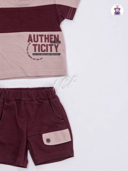 Maroon - T-Shirts & Shorts