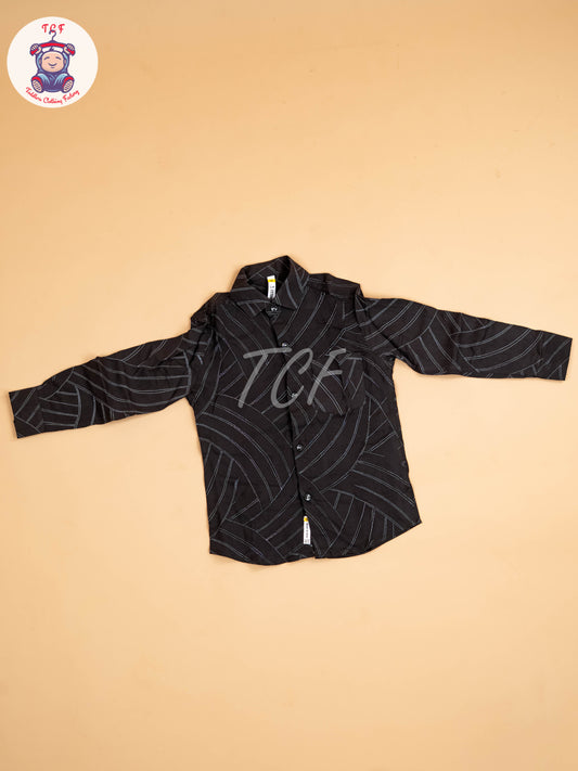 Black - Boys Readymade Shirt