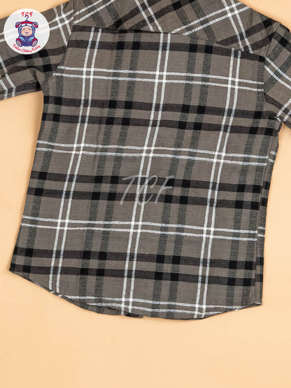 Green & Black - Boys Readymade Shirt