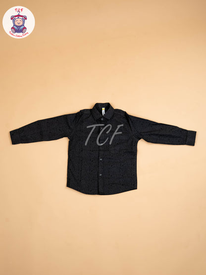 Black - Boys Readymade Shirt