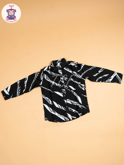 Black - Boys Readymade Shirt