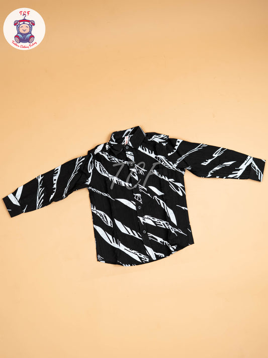 Black - Boys Readymade Shirt