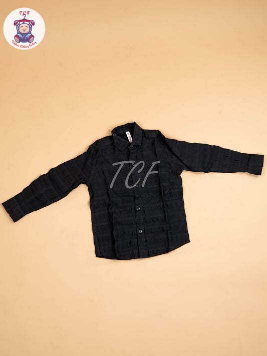 Black - Boys Readymade Shirt