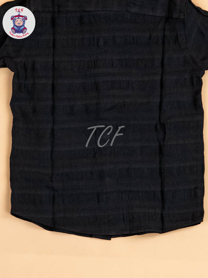Black - Boys Readymade Shirt