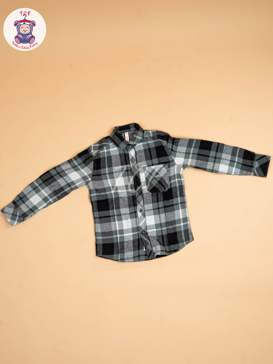 Black Checks - Boys Readymade Shirt
