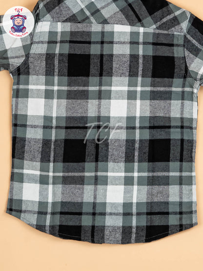 Black Checks - Boys Readymade Shirt