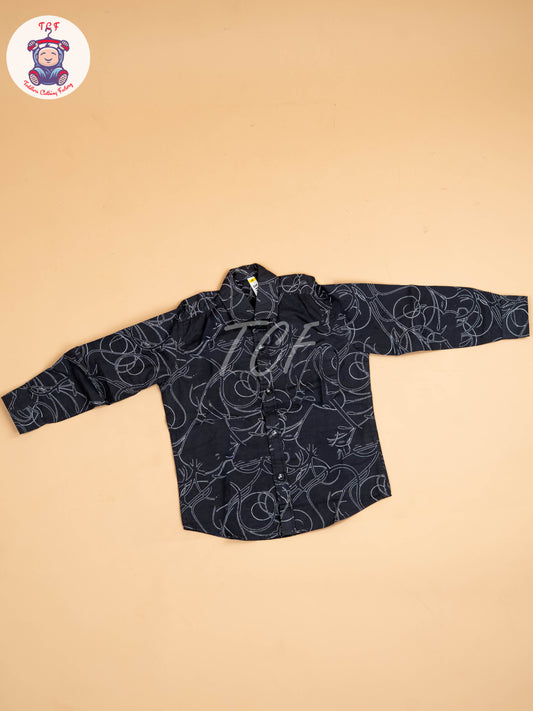 Black - Boys Readymade Shirt