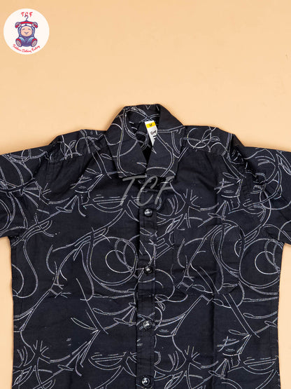 Black - Boys Readymade Shirt