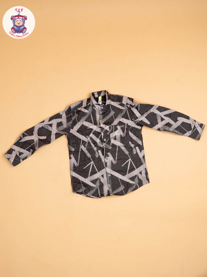 Black - Boys Readymade Shirt