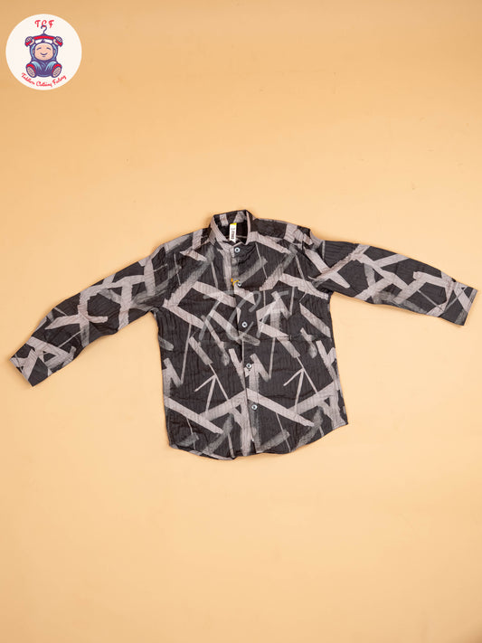 Black - Boys Readymade Shirt