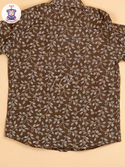 Brown - Boys Readymade Shirt