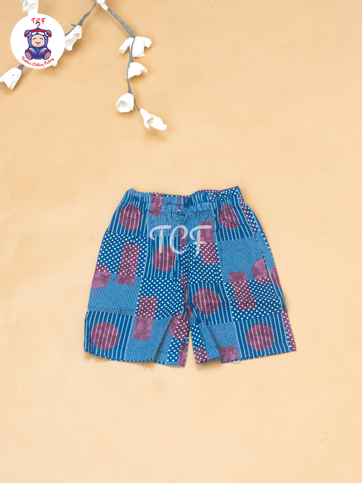 Maroon & Black - Boys Ajrakh Printed Shirts & Shorts