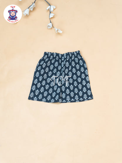 Black - Boys Ajrakh Printed Shirts & Shorts