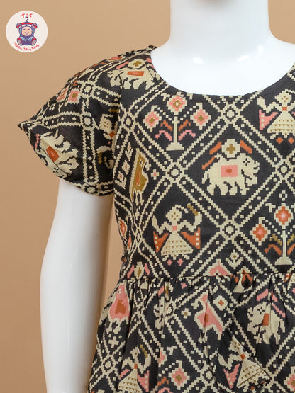 Black & Cream - Ajrakh printed Co-ords Sets