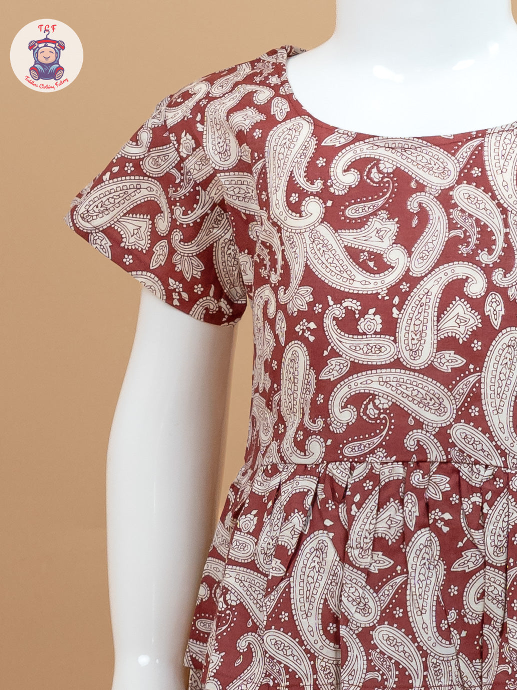 Burgundy Red & Cream - Ajrakh printed Co-ords Sets