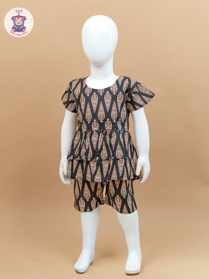 Black & Cream - Ajrakh printed Co-ords Sets