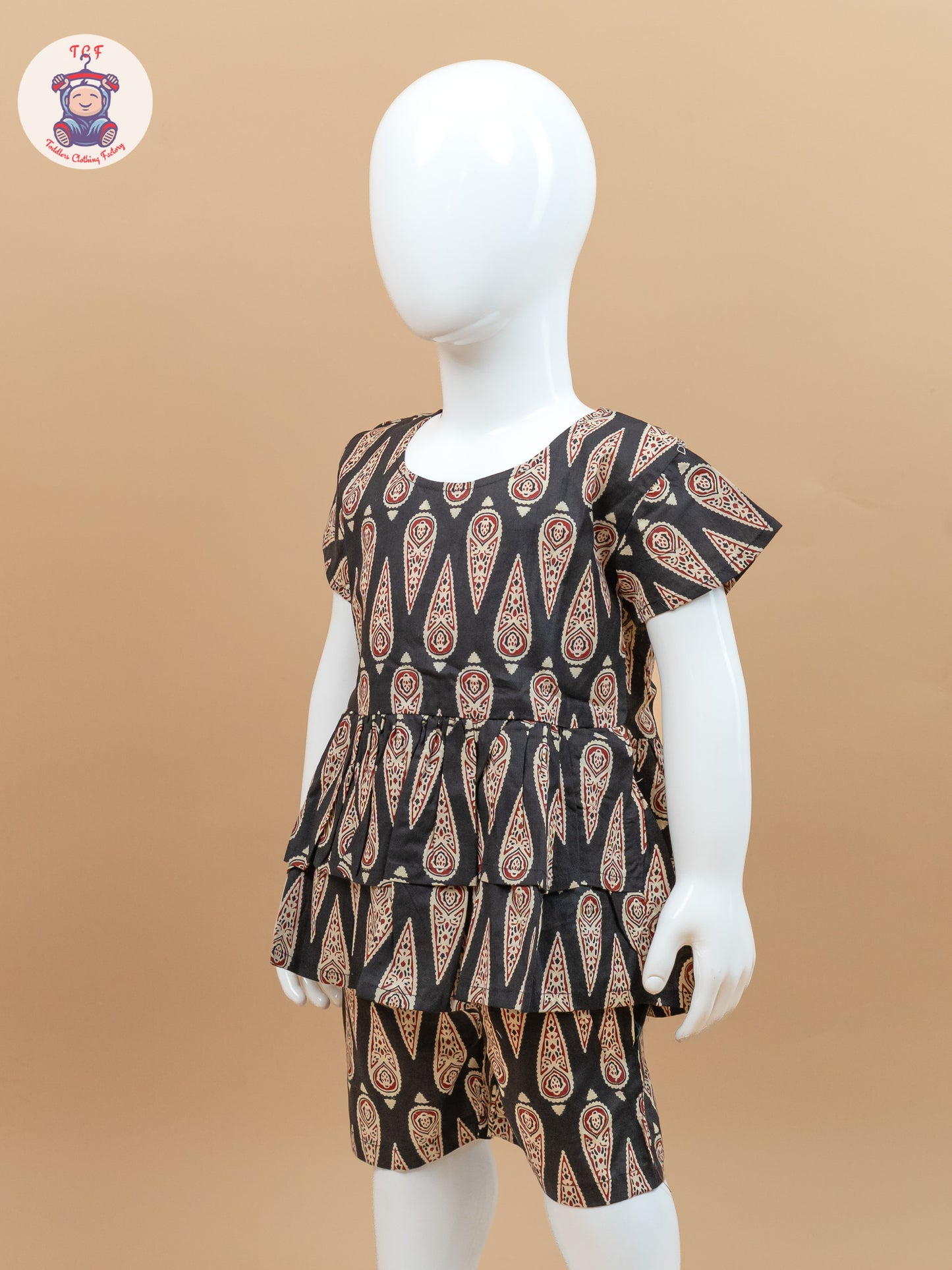 Black & Cream - Ajrakh printed Co-ords Sets