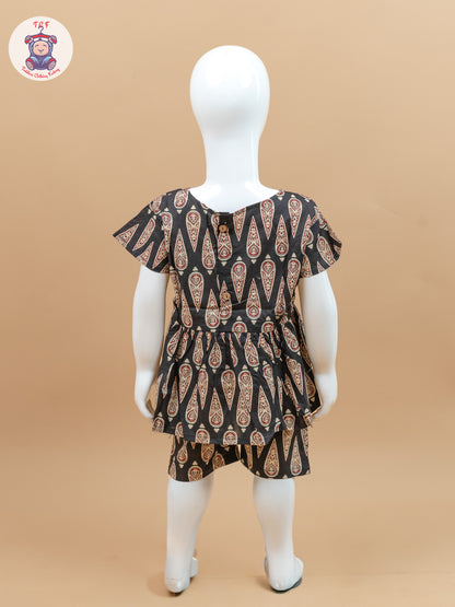 Black & Cream - Ajrakh printed Co-ords Sets
