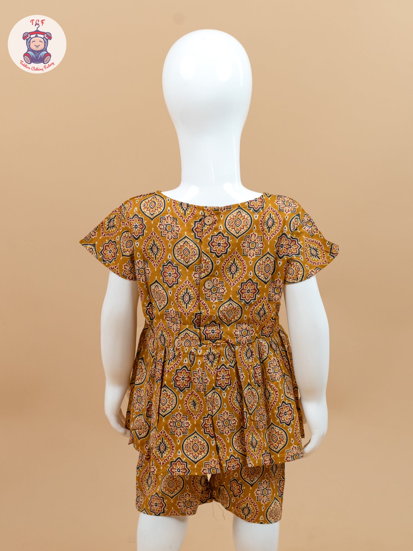 Mustard - Ajrakh printed Co-ords Sets