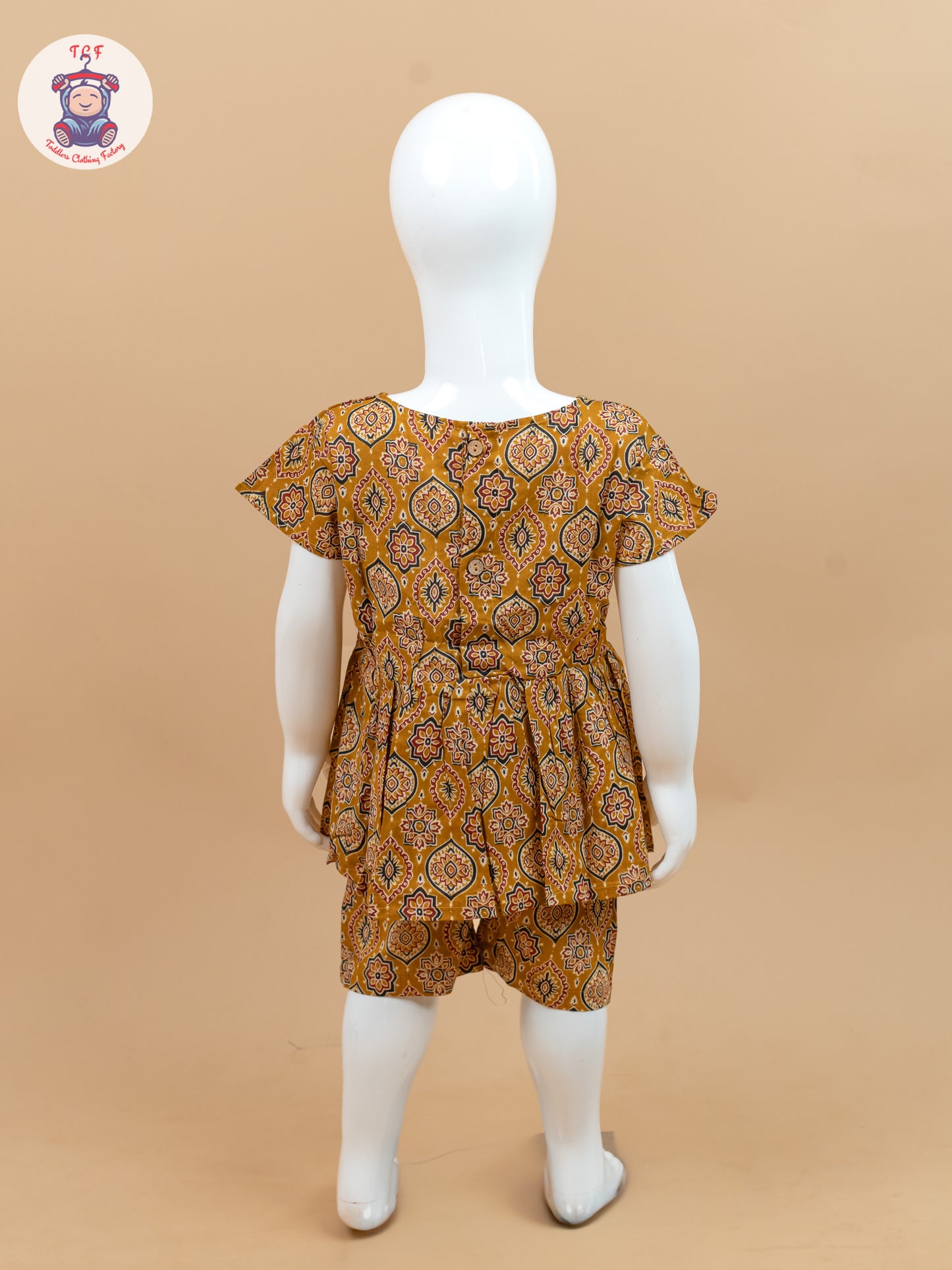 Mustard - Ajrakh printed Co-ords Sets