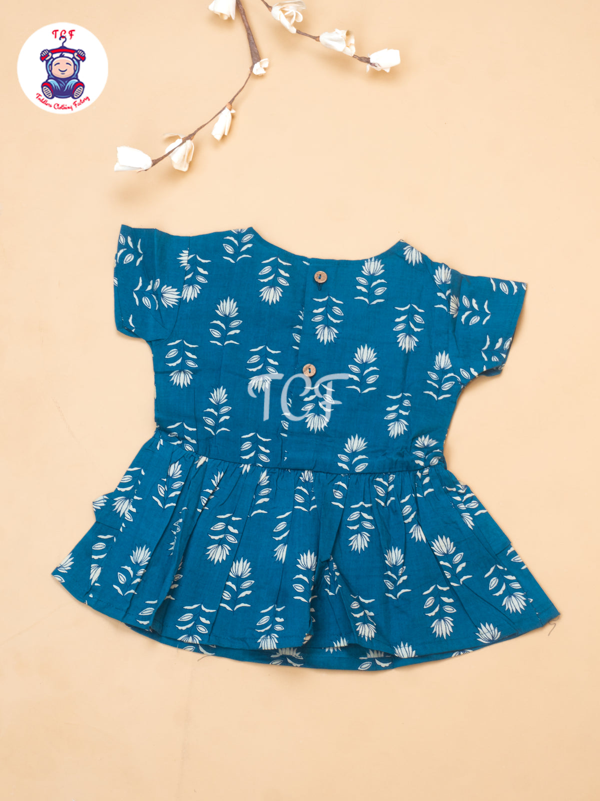 Peacock Blue - Jaipur Floral printed Co-ords Sets