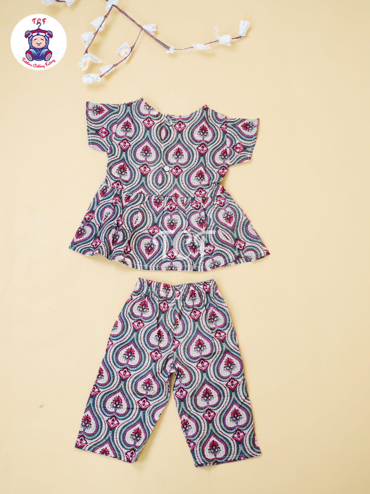 Green - Jaipur Floral printed Co-ords Sets