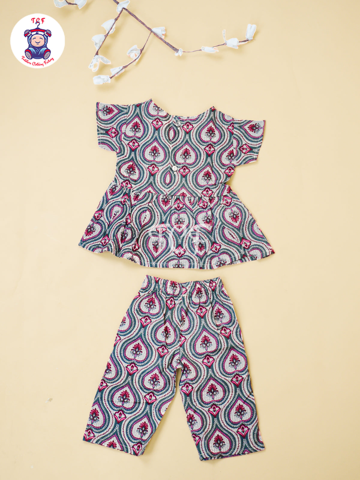 Green - Jaipur Floral printed Co-ords Sets