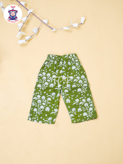 Mehandi Green - Jaipur Floral printed Co-ords Sets