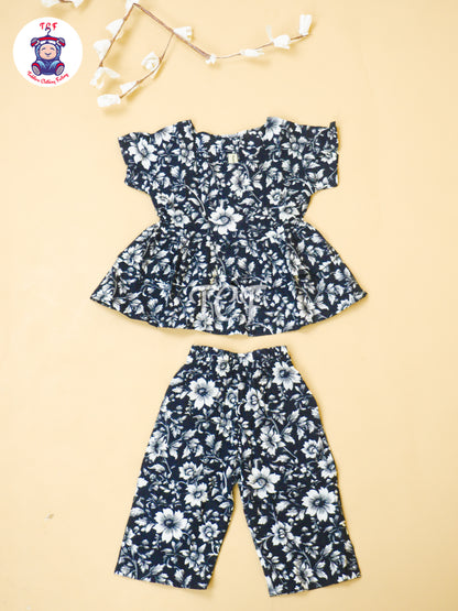 Black - Jaipur Floral printed Co-ords Sets
