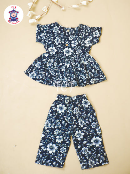 Black - Jaipur Floral printed Co-ords Sets