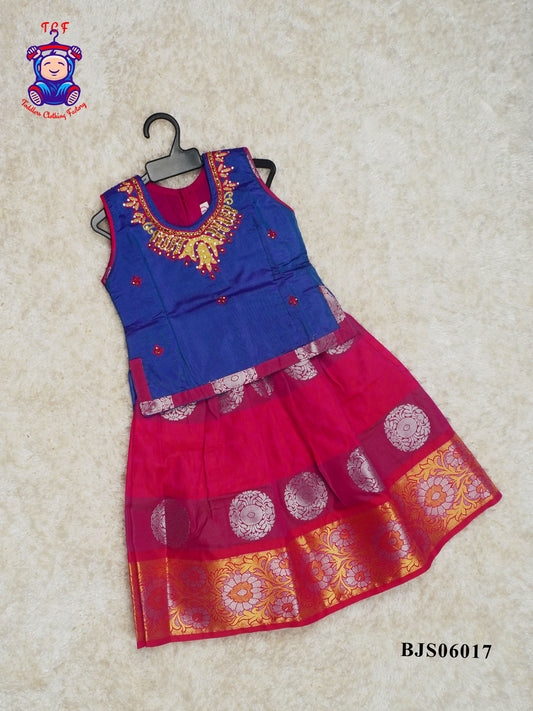 Blue & Pink - Pavadai Sattai