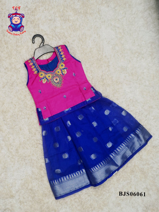 Pink & Blue - Pavadai Sattai